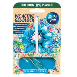 CLEANING - AMBI PUR WC ACTIVE GEL-BLOCK  WATER FLOWERS