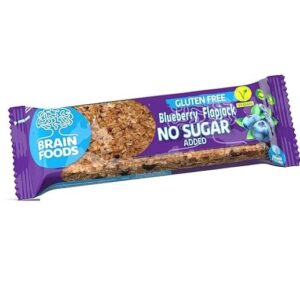 SNACK - BRAIN FOODS FLAPJACK BLUEBERRIES 70GR