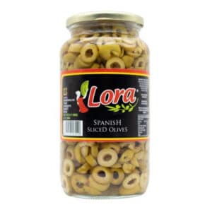 CANNED - LORA (LORENZ) SLICED OLIVES 900GR