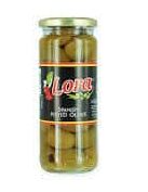 CANNED - LORA GREEN PITTED OLIVES 440GR
