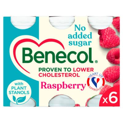 YOGURT -  BENECOL RASPBERRY NAS X6