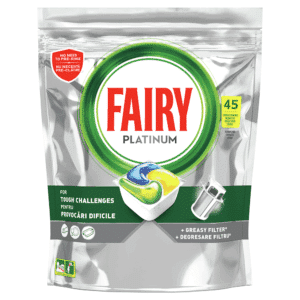 CLEANING  - FAIRY DISHWASHER PODS -  PLATINUM LEMON *45