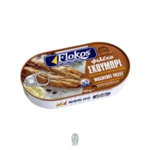 CANNED - FLOKOS SMOKED MACKEREL  150GR