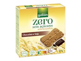 BISCUITS - GULLON ZERO NAS CHOC & SOYA  BARS *6