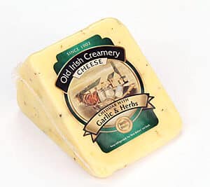 CHEESE - CHEDDAR, GARLIC & HERBS OLD  IRISH 150GR