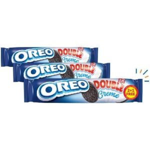 BISCUITS - OREO TUBE DOUBLE STUFF 2+1  FREE