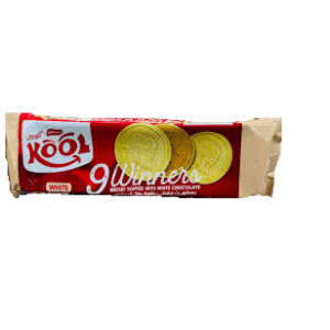 BISCUITS - KOOL 9 WINNERS WHITE *140GR - €1.00 ONLY