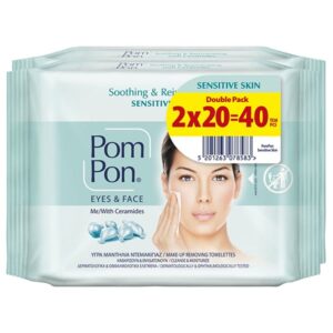 WIPES - POMPOM SENSITIVE FACE WIPE X2