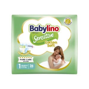 NAPPIES - BABYLINO SIZE 1 *26PCS