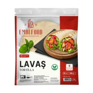 WRAPS - EMBI TORTILLA WRAPS 25CM PLAIN X6