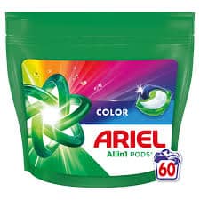 DETERGENT - ARIEL PODS ALL IN 1 COLOR *60