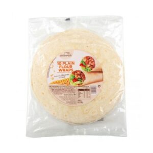 WRAPS - DELI SUN PLAIN FLOUR WRAPS 29CM 780GR