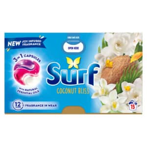 DETERGENT - SURF CAPSULES TROPICAL  *15WASH