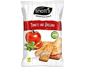 SNACK - SNATTS BOCADITOS TOMATO &  OREGANO 120GR