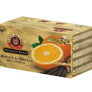 TEA -LION BRAND - ORANGE & VANILLA INFUSION *20