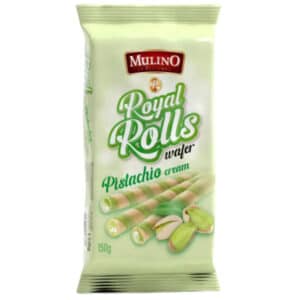 SNACK - MULINO WAFER ROLLS - PISTACHIO  150GR