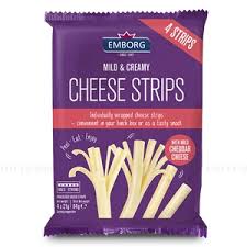 DELI - EMBORG CHEESE STRIPS PACK OF 4