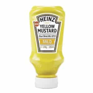 SAUCE & DRESSING -  HEINZ YELLOW MUSTARD - MILD 220ML