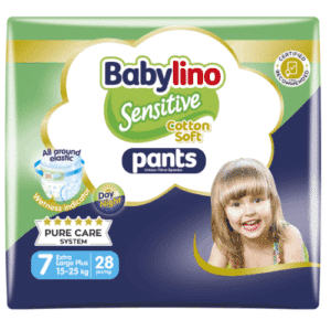 NAPPIES - BABYLINO PANTS 7 - 15-25KG *28PCS