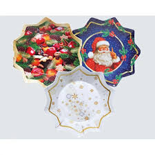 HOUSEHOLD - MALAMINE XMAS BOWL D.17CM