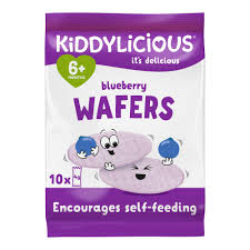 BABY & KIDS -  KIDDYLICIOUS WAFERS MAXI BLUEBERRY (10X4G)