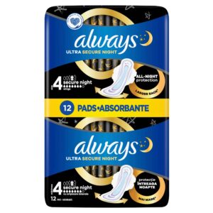 PERSONAL CARE - ALWAYS ULTA SECURE NIGHT X12