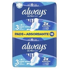 PERSONAL CARE - ALWAYS ULTRA DAY SUPER EXTRA X16