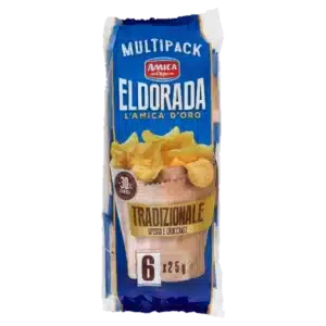 SNACK -  AMICA CHIPS - MULTIPACK - ELDORADA TRADIZIONALE *6