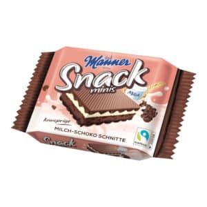 SNACK -  MANNER MILK CHOC WAFER X25GR
