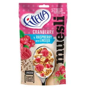 CEREAL - FITELLA MUESLI CRANBERRY & RASPBERRY 50GR