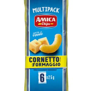 SNACK -  AMICA CHIPS - MULTIPACK - CORNETTO FORMAGGIO *6