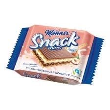 SNACK -  MANNAR MILK HAZELNUT WAFER *25GR