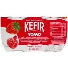 YOGURT - YOMO KEFIR RED FRUIT X2