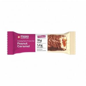 BAR -  MAXI NUTRITION PEANUT CARAMEL PROTEIN BAR 45GR