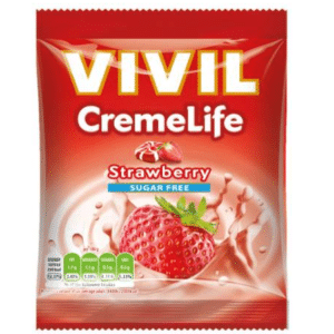 SWEETS & CHOCOLATE  - VIVIL CREME LIFE STRAWBERRY 60GR