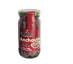 CANNED - 3 LEAVES ANCHOVIES JAR 100GR - 10% OFF