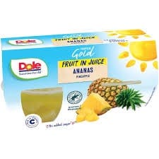 SNACK -  DOLE PINEAPPLE IN JUICE 113GR