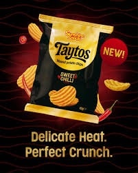 SNACK -  SUNSHINE SNACK TAYTOS - SWEET CHILI 40GR