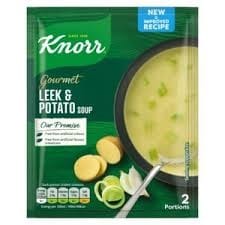 SOUPS -  KNORR GOURMET LEEK & POTATO *53GR