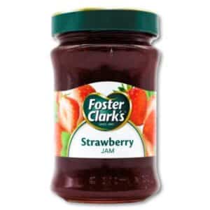 JAMS & SYRUP - FOSTER CLARK STRAWBERRY JAM 450GR - 70c OFF