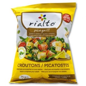CRACKERS & GALLETT - RIALTO CROUTONS - CHEESE SESAME 75GR