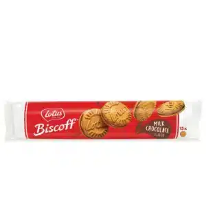 BISCUITS -  LOTUS BISCOFF TUBE - MILK CHOC 150GR