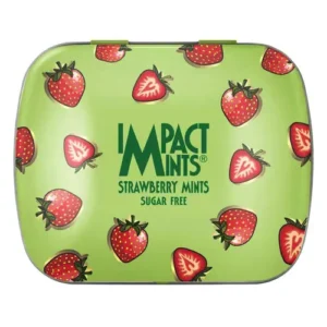 SWEETS & CHOCOLATE  - IMPACTS MINTS S/F STRAWBERRY 14GR