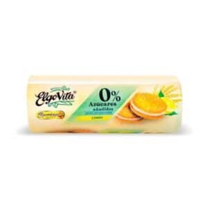 BISCUITS - ELGO SANDWICH BISCUIT LEMON 0% SUGAR 180GR