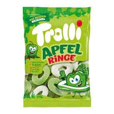 SWEETS & CHOCOLATE - TROLLI APPLE O'RINGS 200GR