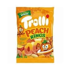 SWEETS & CHOCOLATE - TROLLI PEACH O'RINGS 200GR