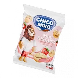 BISCUITS -  CHIKO MIKO SURPRISE STRAWBERRY 45GR