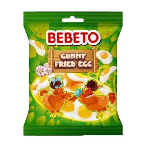 SWEETS & CHOCOLATE  - BEBETP GUMMY FRIED EGG 80GR