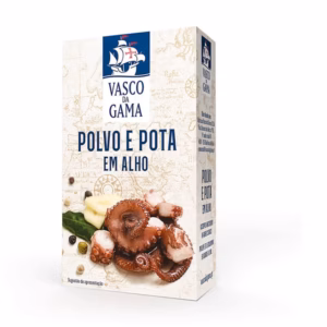 CANNED - VASCO DA GAMA OCTOPUS IN GARLIC 120GR