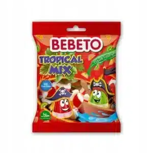 SWEETS & CHOCOLATE  - BEBETO TROPICAL MIX 80GR
